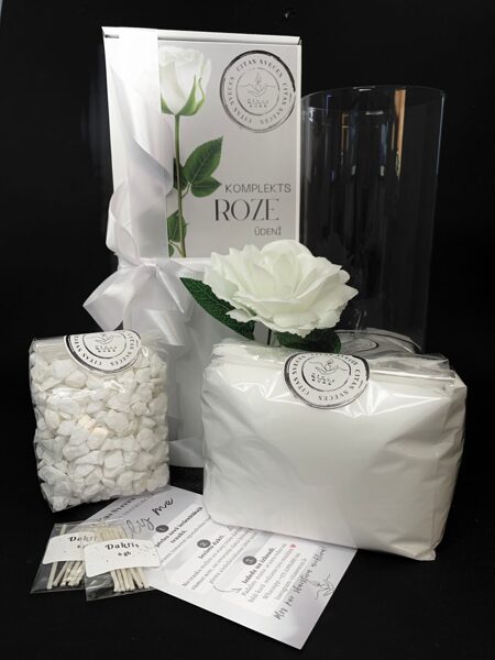 "ROSE IN THE WATER", GIFT SET(WHITE)